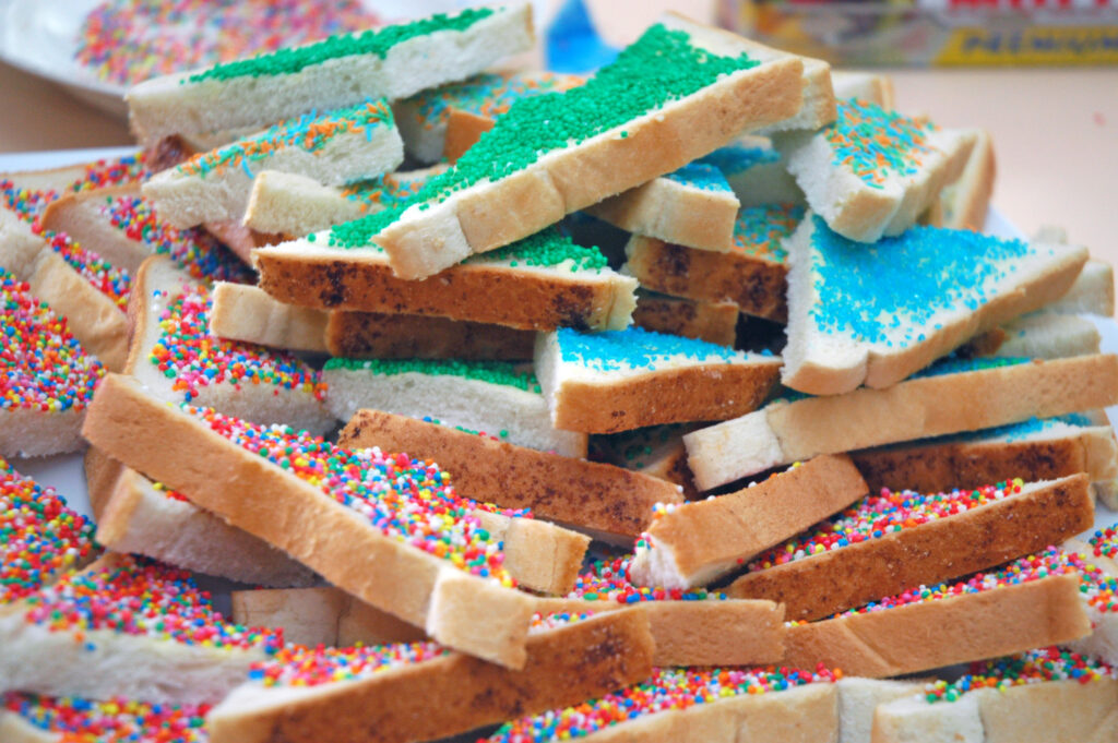 Fairy Bread: солодкий десерт для дитинства